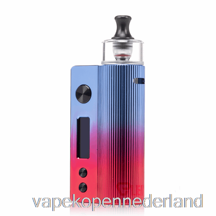 Elektronische Sigaret Vape Vandy Vape Nox 60w Pod Kit Twilight Blauw Rood